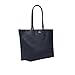 Lacoste Women's Large L.12.12 Concept Tote, Penombre Blue, One Size