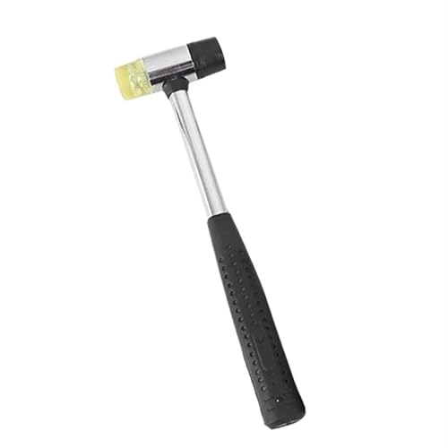 Rubber Hammer 25/30/35/40/45mm Double Face Soft Tap Rubber Hammer Multifunctional Glazing Window Beads Hammers Nylon Head Rubber Mallet(25MM)