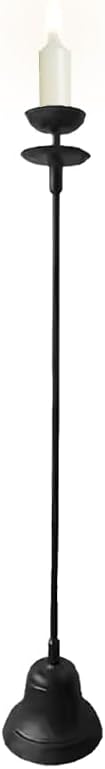 Metal 33.5inch Tall Candlestick Holders Floor Candelabra,Vintage Candle Holders Floor Candle Stand for Home Living Room Decor (33.5" H)