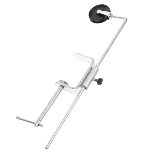 SOLUSTRE Mechanical Experiment Kit Fixed Single Pulley Silent Traction Lab Table Mount Clamp Heavy Duty Table Clamp for Physics Class