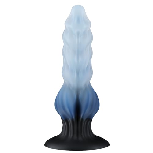 AMAZBEE Monster Dildo Silikon Anal Plugs mit leistungsstarken Saugnäpfen für Männer Riesige Butt Plugs Vagina Plugs Adult Sex Toys (S)