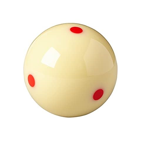 PowerGlide Snooker Pool Billiard Training Ball, Cream, 2" 1/4 Cover