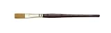 Grumbacher Goldenedge Golden Toray Stroke Watercolor Brush, Synthetic Bristles, Size 1/2' (4621.050)