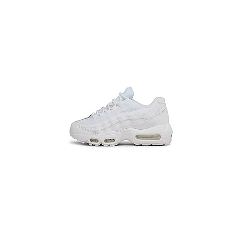 Nike Boy's Air Max 95 Recraft (Big Kid) White/White/White/White 7 Big Kid M