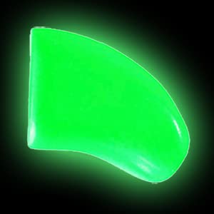 Pretty Claws 60 Piece Soft Nail Caps with Adhesive for Dog Claws - Alien Glow XXL