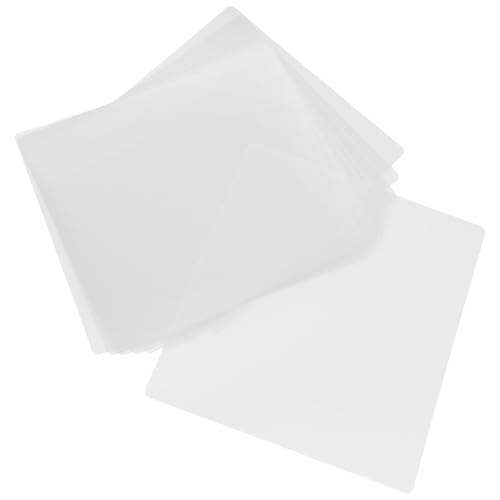 Beaupretty 20 Plantillas para Bolígrafo 3d, Tablero de Dibujo Transparente 20x18 Cm, Alfombrilla Antideslizante de Pvc para Principiantes, Bloc de Notas Reutilizable para Artes