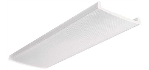 Lithonia Lighting 4 Foot Replacement Acrylic Diffuser Lens, Clear Prismatic Replacement Cover for 48-Inch LB Series Narrow Body Curved Wraparound Ceiling Light Fixture for Shop Lights