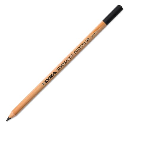 Lápiz artístico Lyra Rembrandt Polycolor, duro, negro, 1 unidad miniatura 1