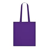 Genérico Juego de 2 Bolsas de Algodón Moradas Reutilizables – Elegantes y...