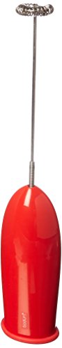 Bodum Schiuma Battery Operated Milk Frother, 8.5 Inches, Red