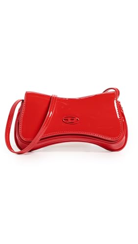 Diesel Bolsa tiracolo feminina PP, vermelha, tamanho único