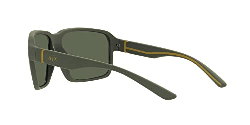 Image of Armani Exchange mens Ax4131su Universal Fit Square Sunglasses