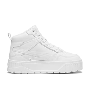 PUMA Damen Shoes Karmen II Idol Mid Schuhe, Weiß-Silber, Größe 40