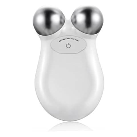 Face Lift Machine Electric Facial Wrinkle Removal Device Spa Face V Shape Massager Face Roller USB Charging Lifting Puffiness Removal Beauty Instrument,White Gift Sets Cover