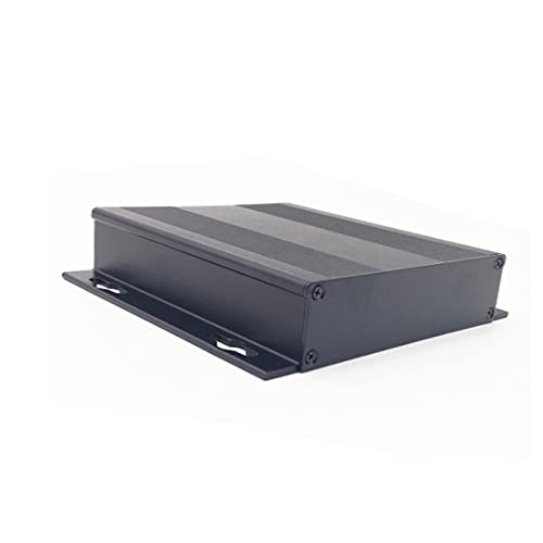 (28x131x120mm Black) Compact Instrument Box for Electronics Projects, 28x131x120mm/17x53x110mm Silver Aluminum DIY Enclosure Case for PCB Boards and Amplifiers