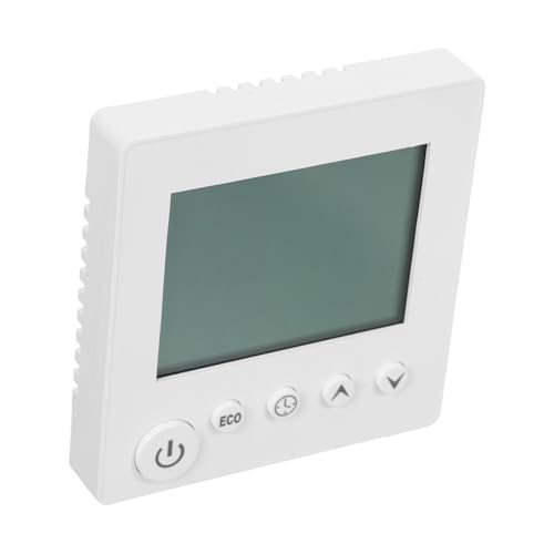 Outanaya Thermostat Pour Chauffage Au Sol Électrique Numérique Mural Avec Écran Lcd Et Minuterie De Contrôle De Chauffage