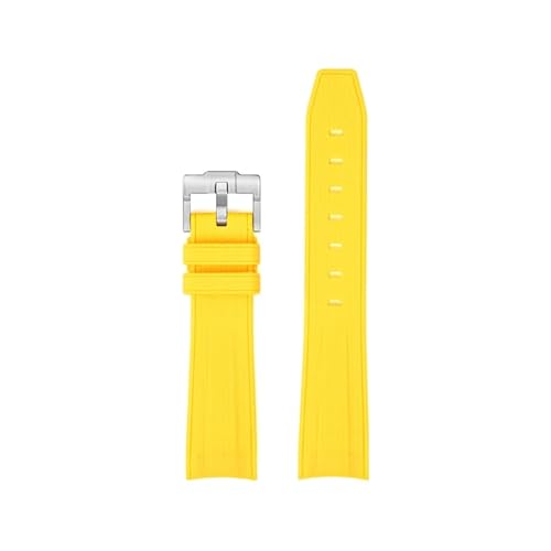 [LOKLNEYK] 20mm�A�[�N�[�qTPU�S�������x���g�ɓK������Omega X Swatch�A��Moon Swatch(Yellow)