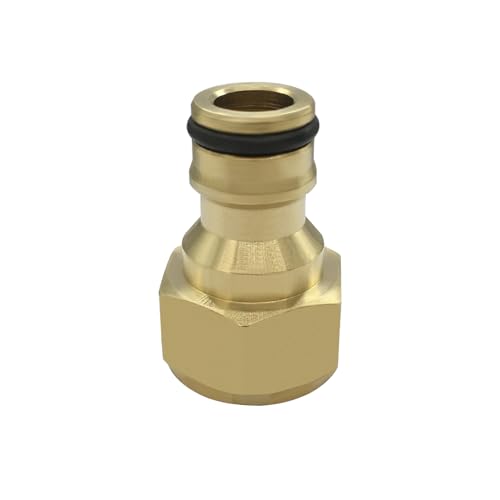 Image of 2PCS Brass Pressure Washer Adapter M22 Female with Quick Connector