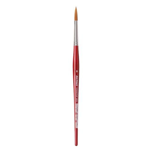 Image of da Vinci Watercolor Series 5580 Size 8 Round - CosmoTop Spin Multi-Diameter Synthetic - Holds More Water Than Any Other Synthetic - Made in Germany