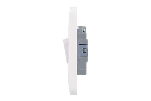 Schneider Electric Lisse 10A 1-Gang 3-Pole Fan Isolator Switch, White - Image 2