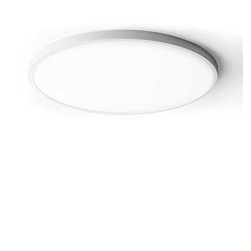 MEIYING PINGPANG DIRIGIÓ Lámparas de Techo Ultra Delgadas (Body Color : White, Emitting Color : Cold White) Cover