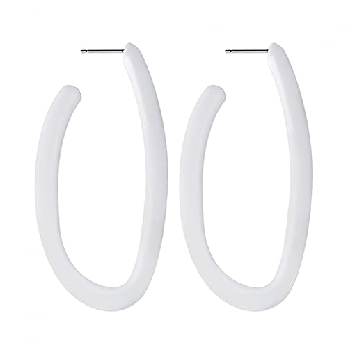 Boucles d'oreilles pendantes style hyperbole géométrique acidulée pour femme