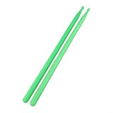Leuchtende Drumsticks 5 A, leuchtet im Dunkeln, fluoreszierende Bühnen-Percussion, beleuchtete Nylon-Drumsticks für Jazz, elektronische Schlagzeugteile, Konzert-Performance-Zubehör (grün)