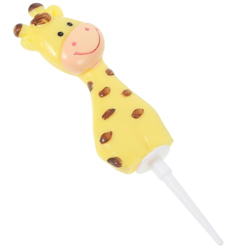 Alipis Adorno de Jirafa para Pastel de Cumpleaños Pequeño de Resina, Decoración para Tartas Infantiles, Topper para Fiesta, Accesorio para Eventos y Celebraciones