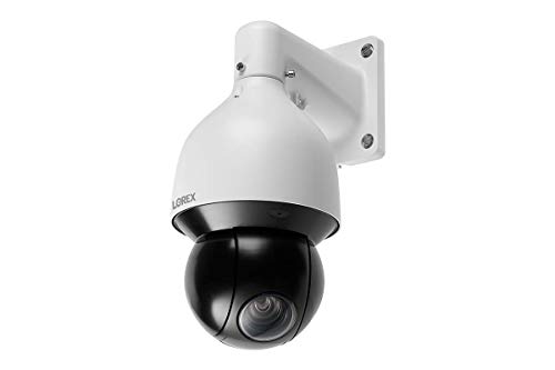 Lorex Indoor/Outdoor 4K Pan & Tilt Metal Dome Security Camera, Add-On Ip Camera For Wired Surveillance System, Color Night Vision, 25X Optical Zoom, 1 Ptz Camera #TOP1