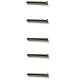 Merriway BH03708 16 mm Paneelstift Stahl, Weiß, 100 Stück