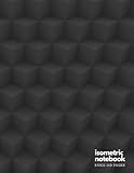  Isometric Notebook: Isometric grid notebook, Black iso notebook with 3d design, Large isometric graph paper notebook for beginners and professionals
