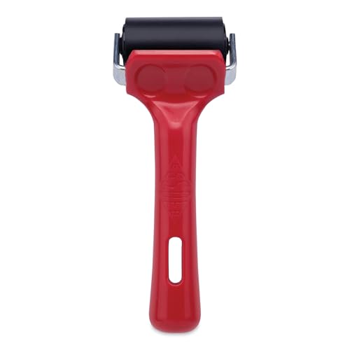 ESSDEE Ink Roller 1.97 Inch - Heavy Duty EPDM 70 Shore Hard Rubber Surface Brayer - Aluminium Core - Block Printing, Scrapbooking, Art Work
