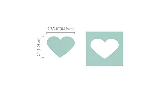 Bira Heart Punch, Valentine’s Day, 2.5" Lever Action Craft Punch for Paper Crafting Scrapbooking