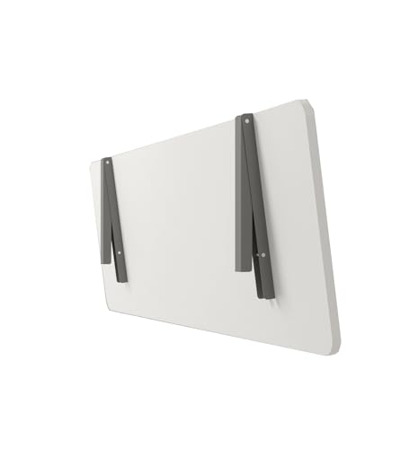 Image of COUCH CULTURE Flipko Engineered Wood Multipurpose Table Wall Mounted Finish Color - Frosty White | Multi-Purpose Study Table | Floating Office Table | 1 Year Warranty