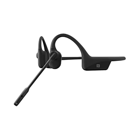 Shokz OpenComm Wireless Bone Conduction Headsets, Bluetooth Wireless Headset with Noise Cancelling Microphone, 16 Hours Talk Time, Open-ear Bluetooth 5.1 Headphones for Work, Call, Meeting, Driving Cover