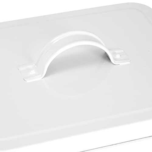 Laundry Detergent Container For Powder, Beads, And Pods, White Laundry Canister With Scoop For Bathroom Organizing And Storage, Modern Farmhouse Design, 100 Ounce Capacity (White, 7 X 9 X 6 In) #TOP7