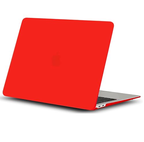 Image of Case Compatible with MacBook Pro 14 inch Case 2026 2025 2024-2021 M5 M4 M3 M2 M1 A3434 A3112 A3185 A3401 A2918 A2992 A2779 A2442Plastic Hard Shell Cover Case, Matte Red