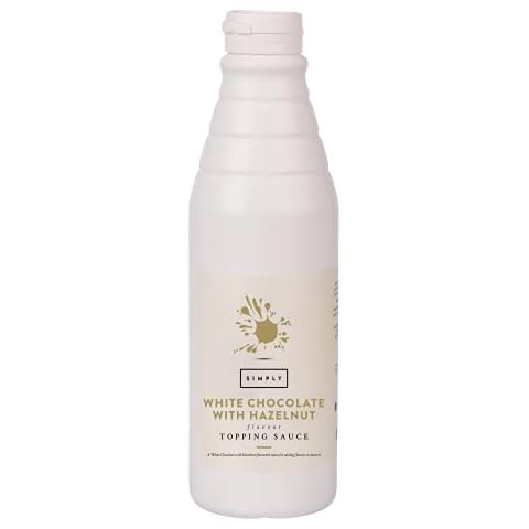 Simply White Chocolate Hazelnut Topping Sauce Cover