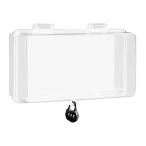 Boîte de prises extérieure étanche verrouillable avec rangement de protection