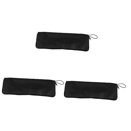 Homoyoyo 3Pcs Bag Water Resistant Umbrellas Home Hanging Case Pouches Organizer Yellow Proof Carrying For Zipper Folding Portable Outdoor School Car Fiber Xxinch Wet Pouch Bags #TOP30