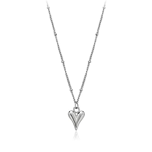 Collier argent 925 perles cœur : un bijou de fête au tempérament raffiné et élégant