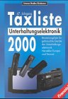  Taxliste Unterhaltungselektronik 2000