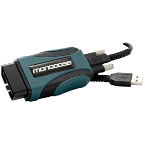 Opus IVS Mongoose-Plus J2534 OEM Vehicle Interface Cable - Ford/Lincoln/Mercury OEM Reprogramming and Diagnostics.
