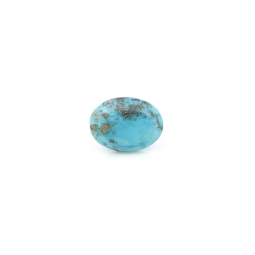 Turquoise afghane naturelle ovale pour sublimer un collier bohème - 2