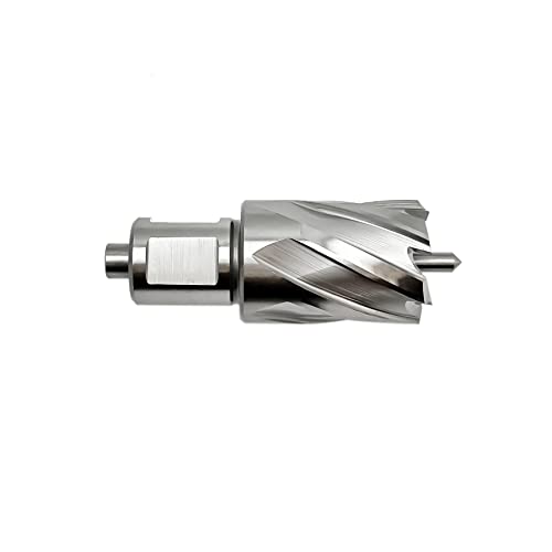Cortool 13500009 Annular Cutters Set 9Pcs 3/4 Inch Weldon Shank 1 Cutting Depth 1/2-1-1/16 Cutting Diameter Two-Flat Hss M2 Slugger Bits thumb #3