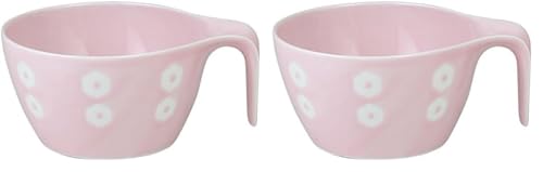 �����`����(Ranchant) �X�[�v�J�b�v �}���` 13.5x��10.8x6cm �����J(�s���N) �L�c�� ���{�� (× 2)