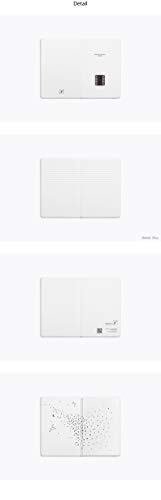 Carnet de notes haut de gamme Colorverse couverture rigide blanche