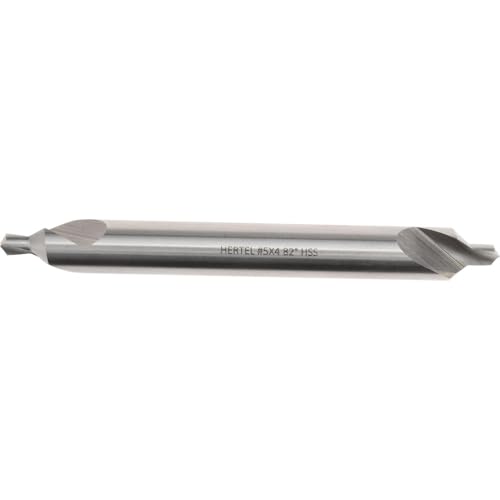 Hertel Combo Drill & Countersink, #5, High Speed Steel, 7/16