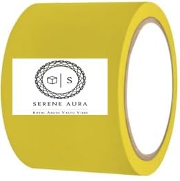 Seren Aura Premium Vastu Tapes, Floor Marking tapes For Kitchen and Entrance/Vastu Tape Remedy (PACK-1) (‎4 INCH*25 METER, Yellow) (B0D1DRSL1N) Amazon Price History, Amazon Price Tracker