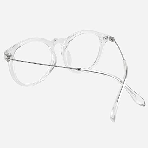 Image of GQUEEN Fake Non Prescription Glasses Clear Lens for Women Men Oversized Frame UV400 Protection, 201581